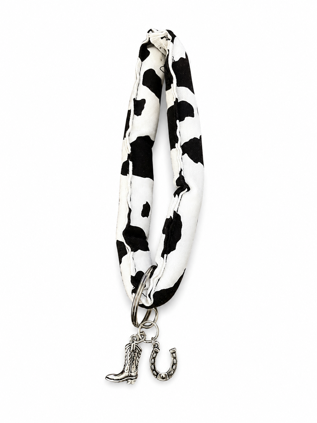 Cow Print Wristlet