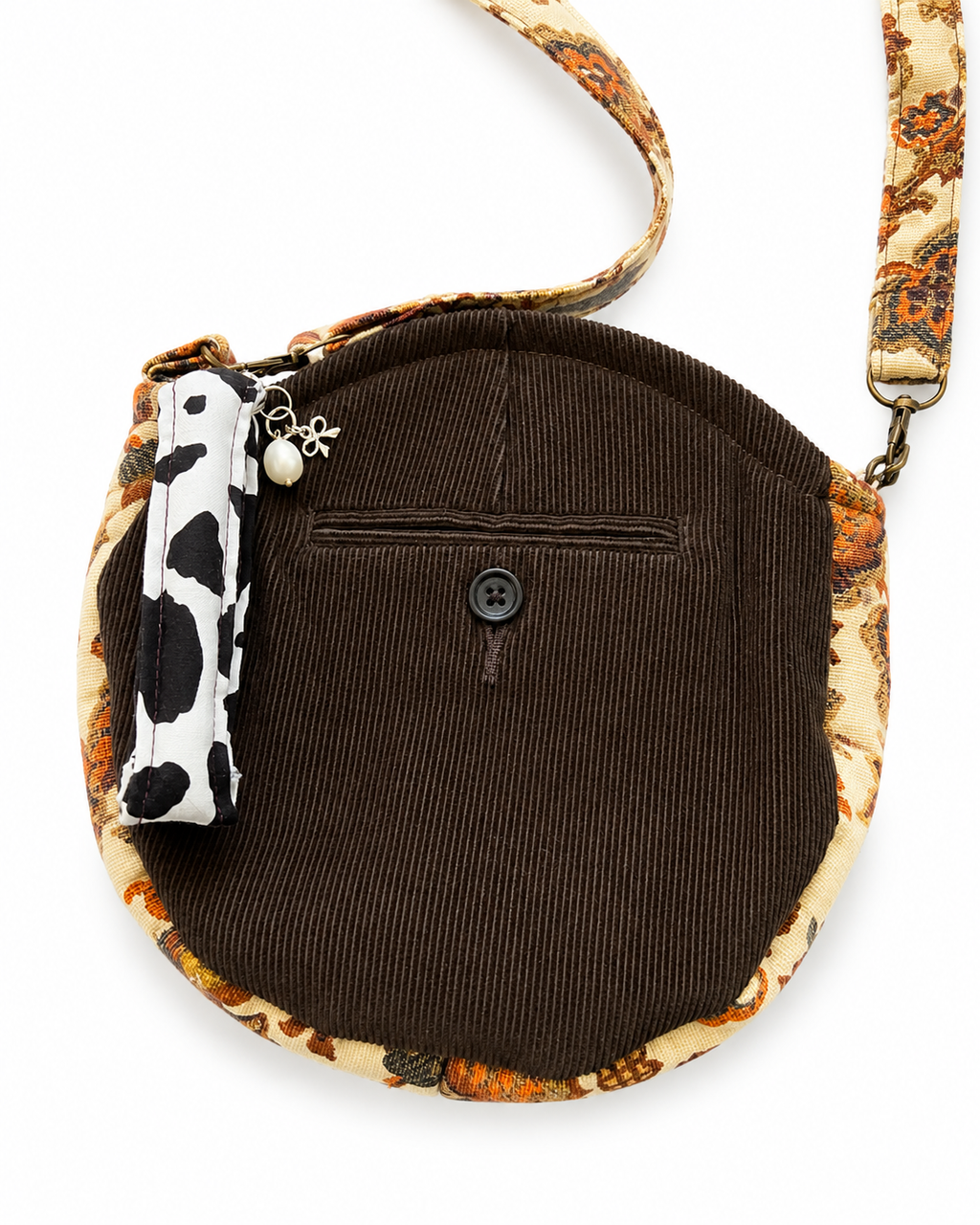 Cow Print Wristlet