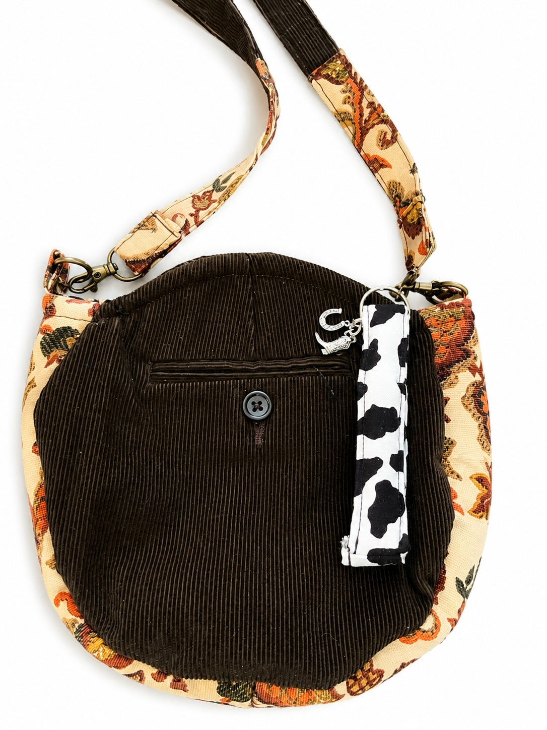 Cow Print Wristlet